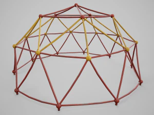 Painted Playground Dome 3D Model