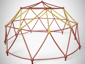 Painted Playground Dome 3D Model