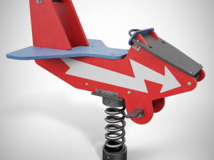 Painted Playground Airplane 3D Model