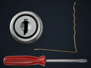 Lock Picking 3D Model
