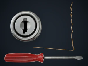 Lock Picking 3D Model