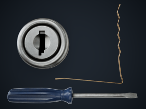 Lock Picking 3D मॉडल