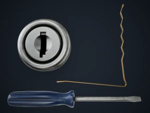 Lock Picking 3D Model