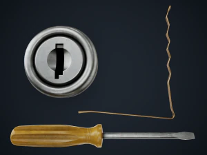 Lock Picking 3D Model