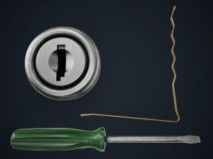 Lock Picking 3D Model