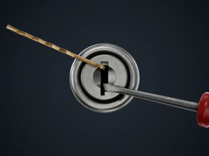 Lock Picking 3D Model