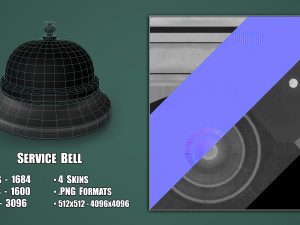 Service Bell 3D Model