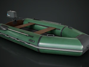 Barca gonfiabile Modello 3D