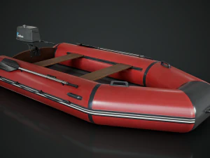 Barca gonfiabile Modello 3D