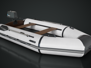 Inflatable Boat 3D Model
