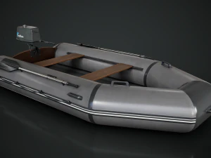 Barca gonfiabile Modello 3D