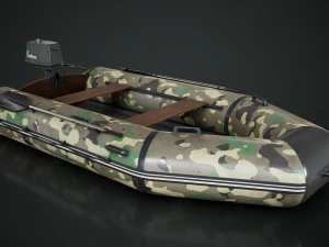 Barca gonfiabile Modello 3D