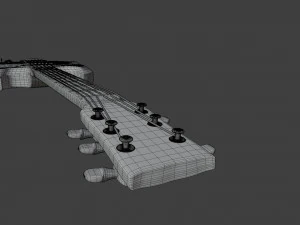 electric guitar sg 3D Model