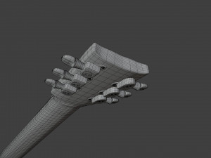 electric guitar sg 3D-Modell