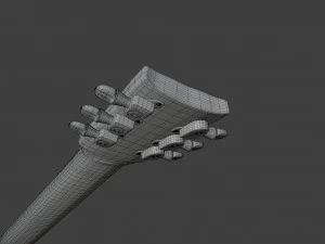 electric guitar sg 3D Model