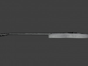 electric guitar sg 3D-Modell