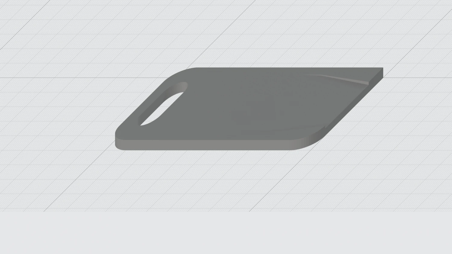 cutting board 3D Print Model .c4d .max .obj .3ds .fbx .stl .blend 