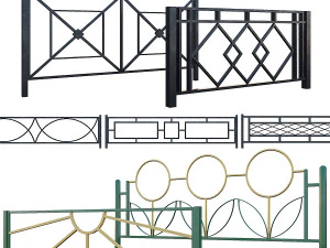 изгородь 3D Модель