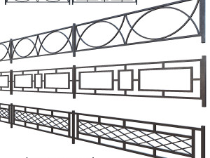 fence 3Dモデル
