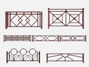 fence 3Dモデル