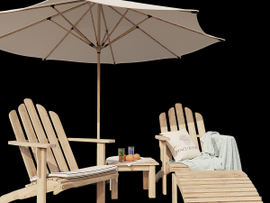 chaise longue 3D Model