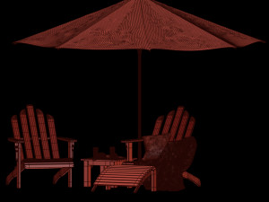 chaise longue 3D Model