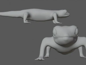 fire salamander 3D Model