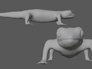 gecko lizard Modello 3D