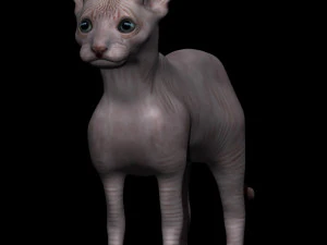 kucing sphinx Model 3D