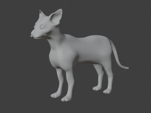 sphynx cat 3D Model