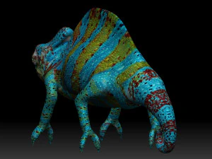 color chameleon 3D Model