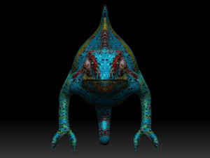color chameleon 3D Model
