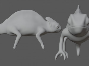 color chameleon 3D Model