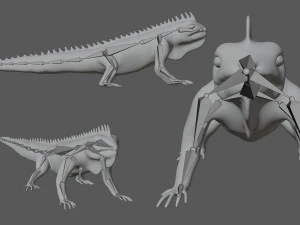 iguana 3D Model