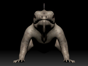 iguana Modello 3D
