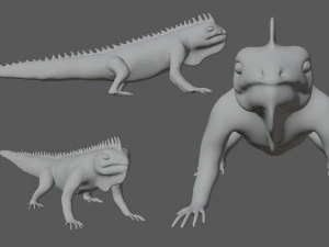 iguana 3D Model