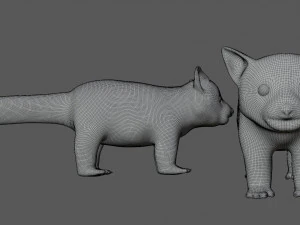 red panda 3D Model