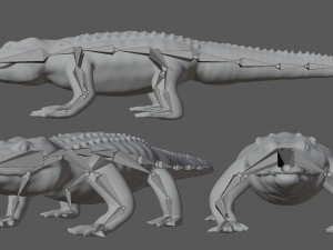 alligator crocodile 3D Модель