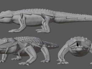 alligator crocodile 3D Model
