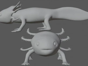 axolotl 3D Model