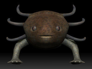 axolotl 3D Modell