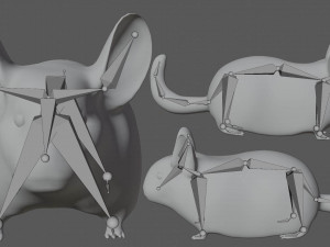 chinchilla Model 3D
