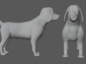 beagle dog 3D Model
