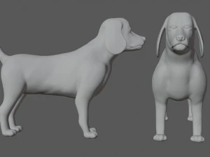 beagle dog 3D Model