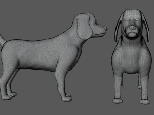 beagle dog 3D Model