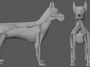 great dane dog 3D-Modell