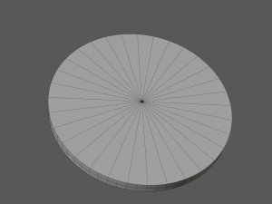 onion slice Model 3D