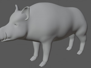 boar Model 3D