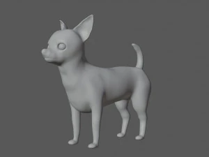 chihuahua dog 3D Model