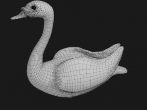 swan bird 3D 모델